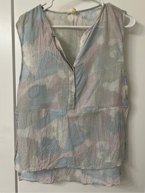 Watercolor sleeveless top